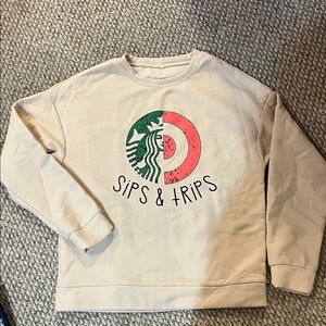 Cream Sips & Trips Sweater